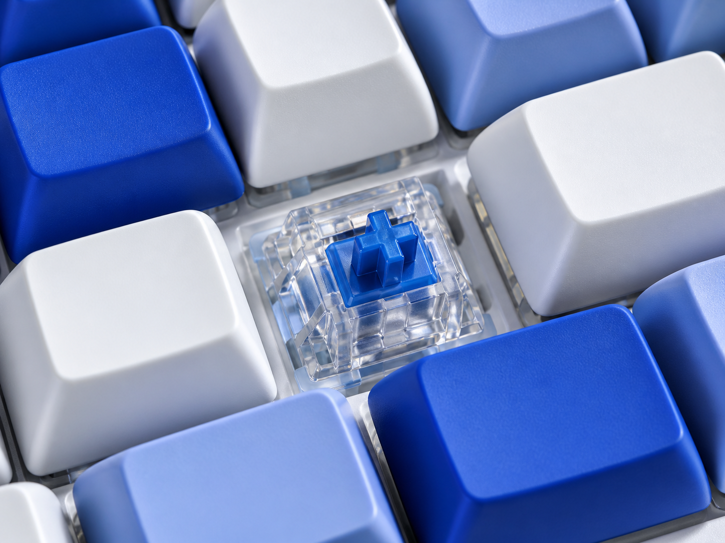 Mechanical keyboards — material close-up