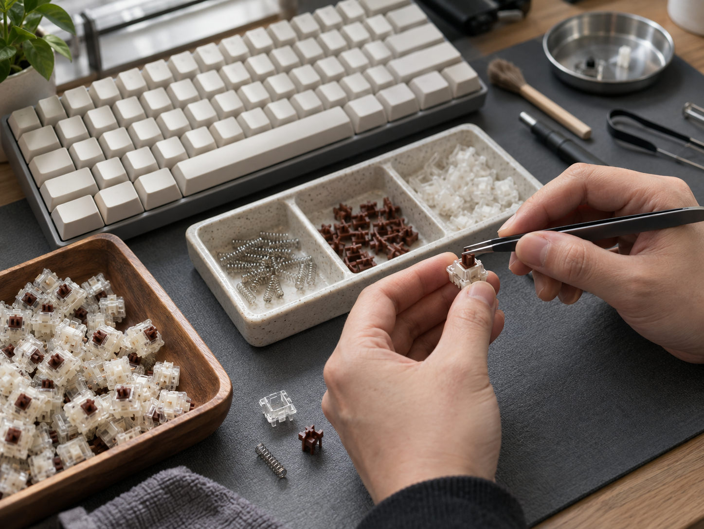 Mechanical keyboards — craft process