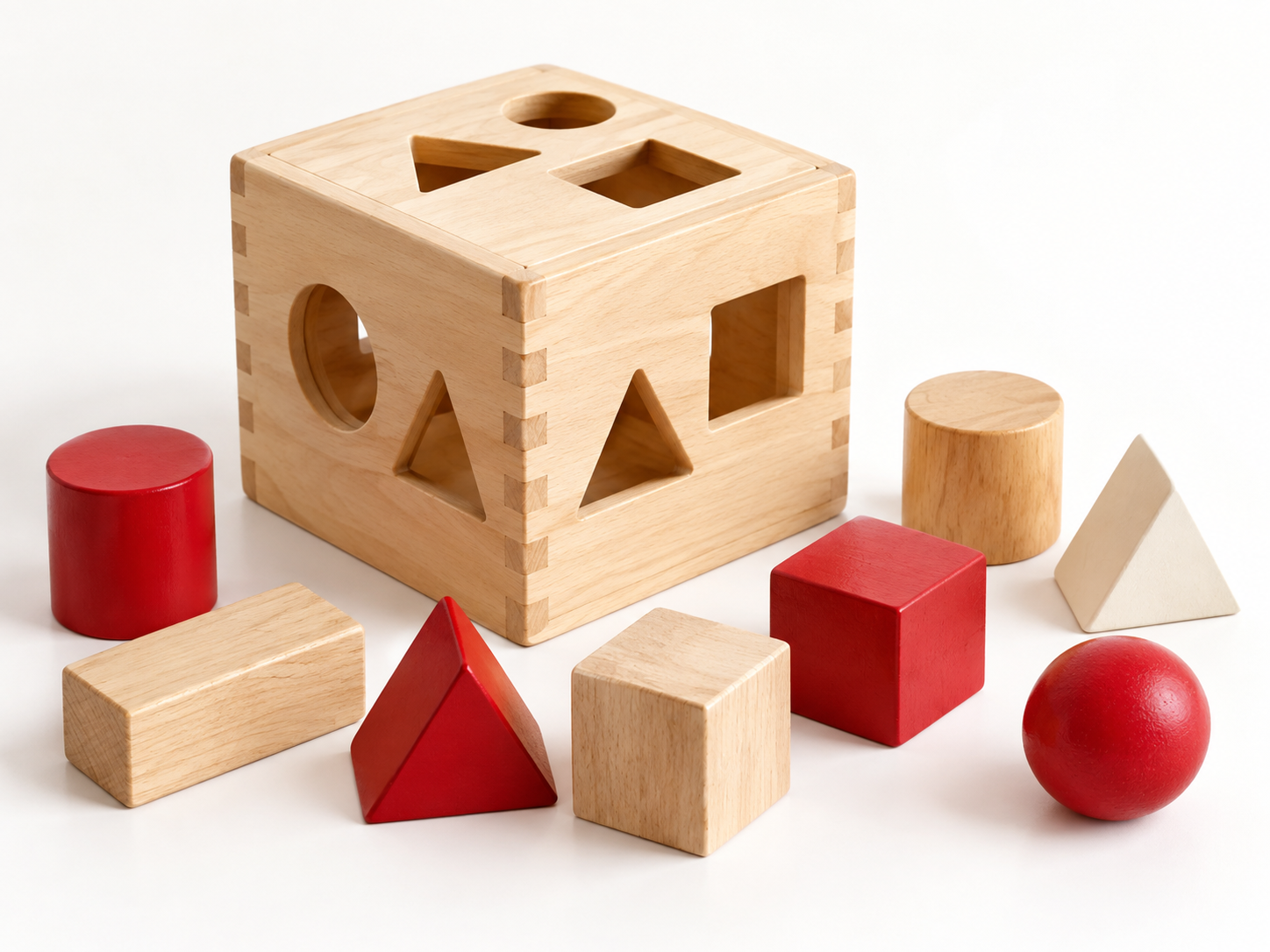 Wooden toy collection