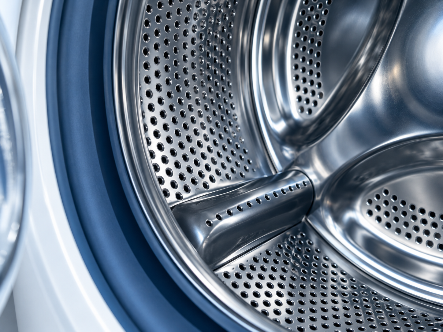 Washing machine drum and construction detail