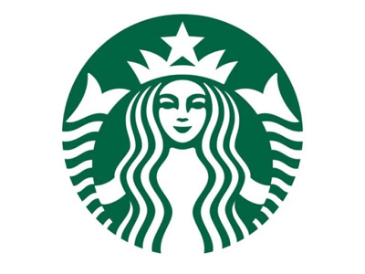 <strong>徽章式 (Emblem)</strong><br>文字在图形内。如 星巴克